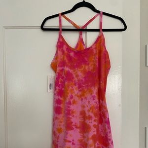 Sold out tie dye exercise dress - outdoor voices